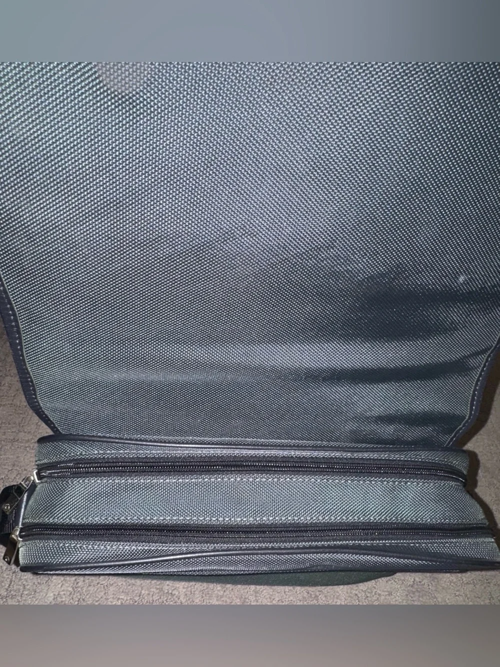 Vintage Samsonite Dark Green Laptop Messenger Crossbody Bag